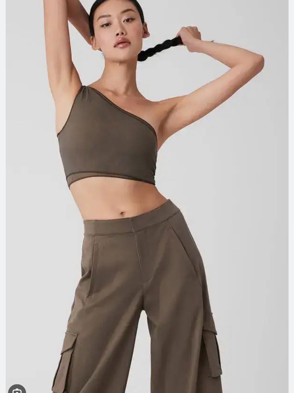 NWT Alo Sheer Illusion Mesh Tank
